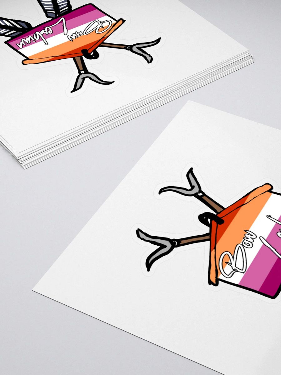 Bow Lesbian (Regular Sticker) product image (4)