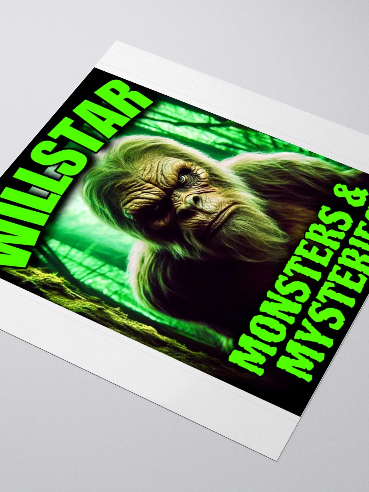Willstar Bigfoot Kiss Cut Stickers product image (9)