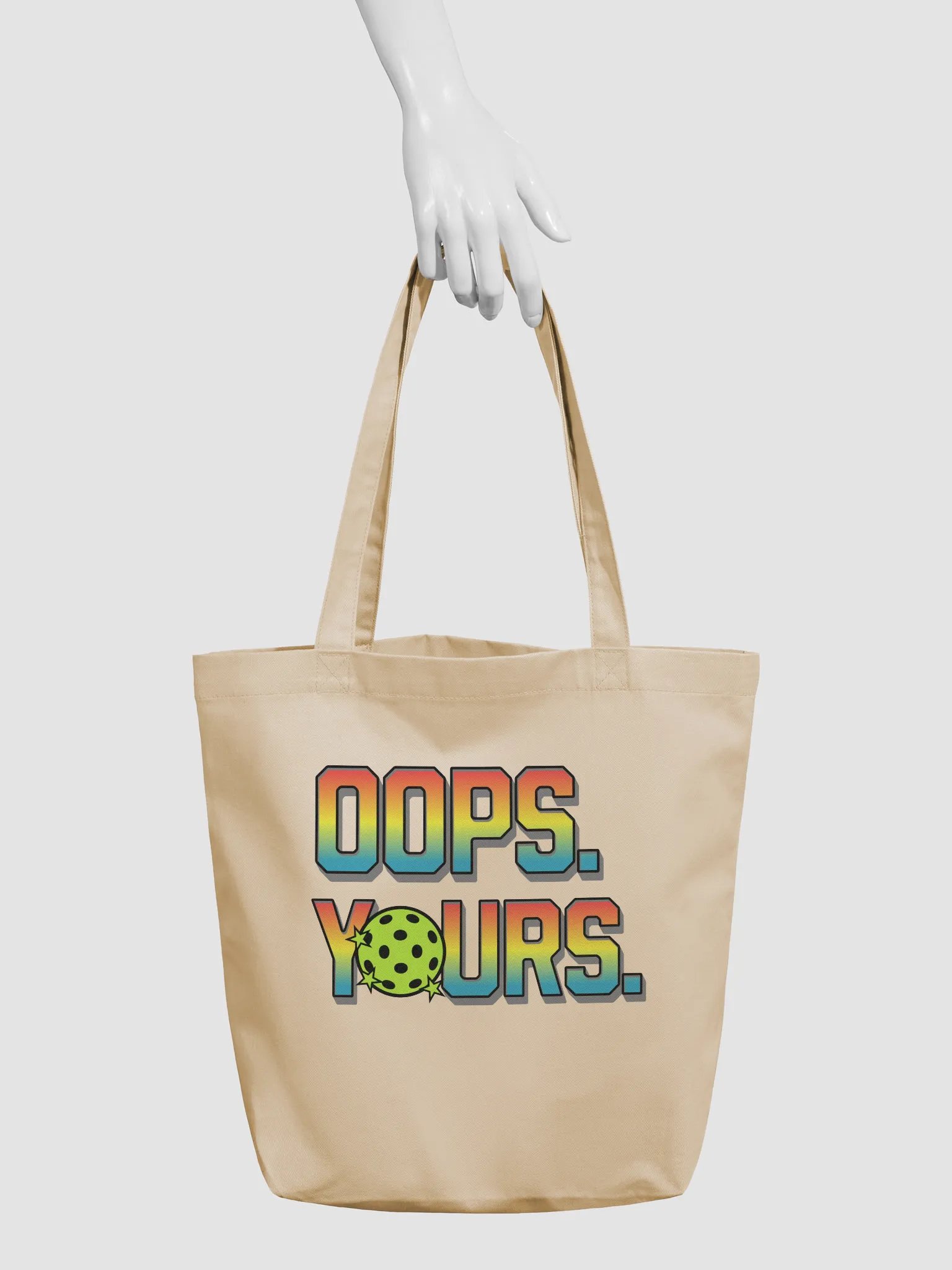 Oops Yours Pickleball Galactic Statement Eco Tote product image (6)