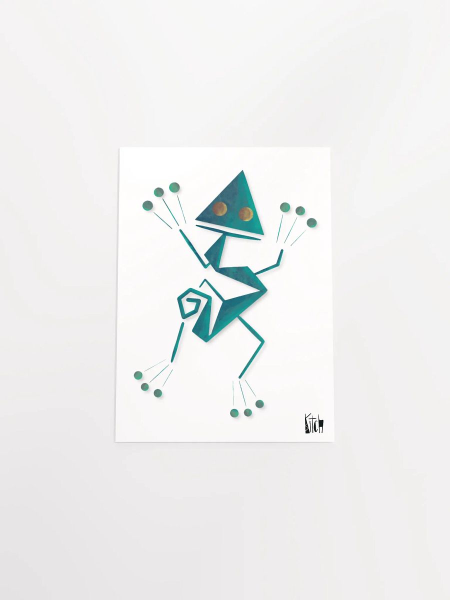 Geometric Lizard Art Print product image (7)