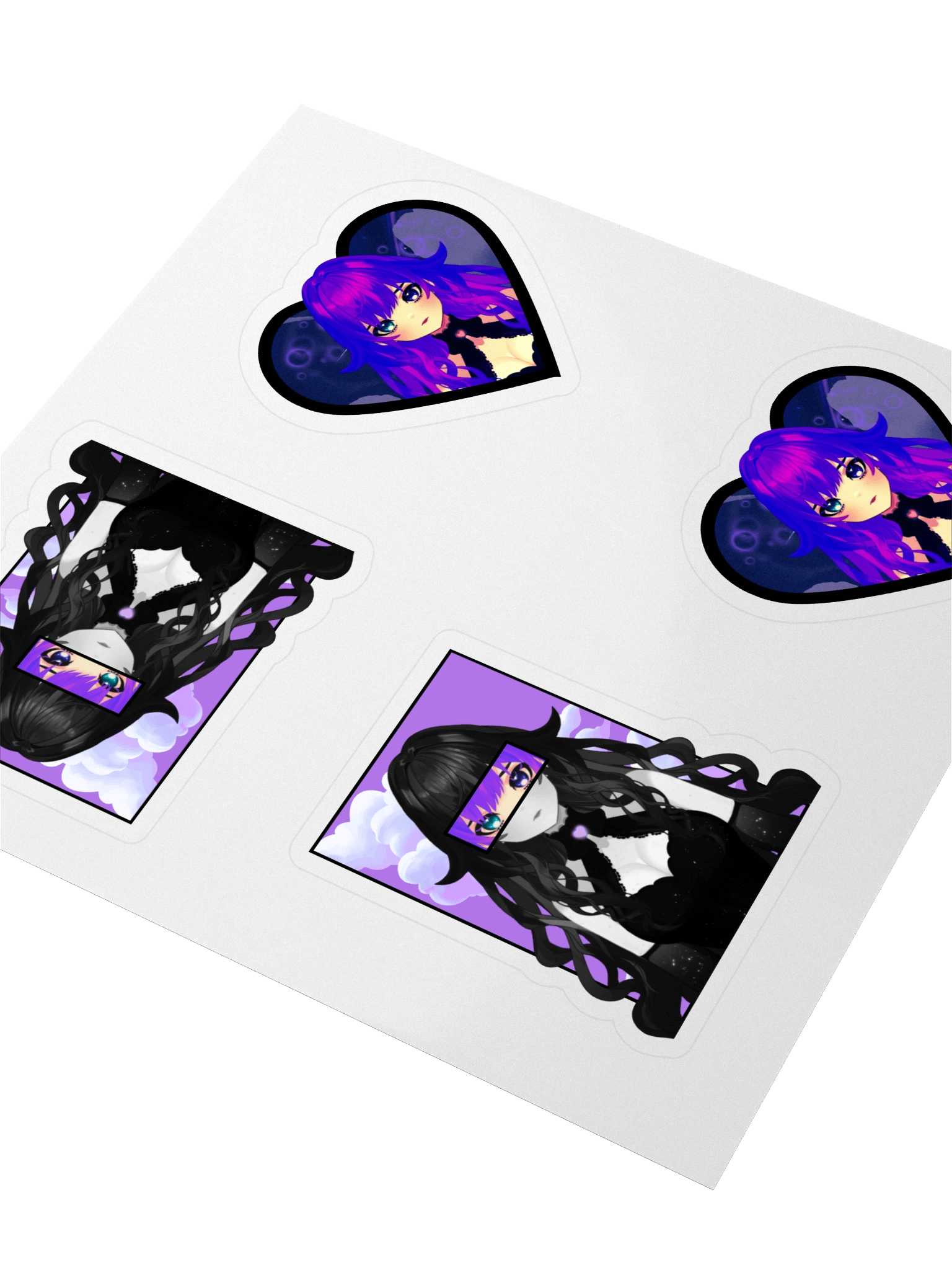 (SFW) Waifu Sticker Sheet product image (3)