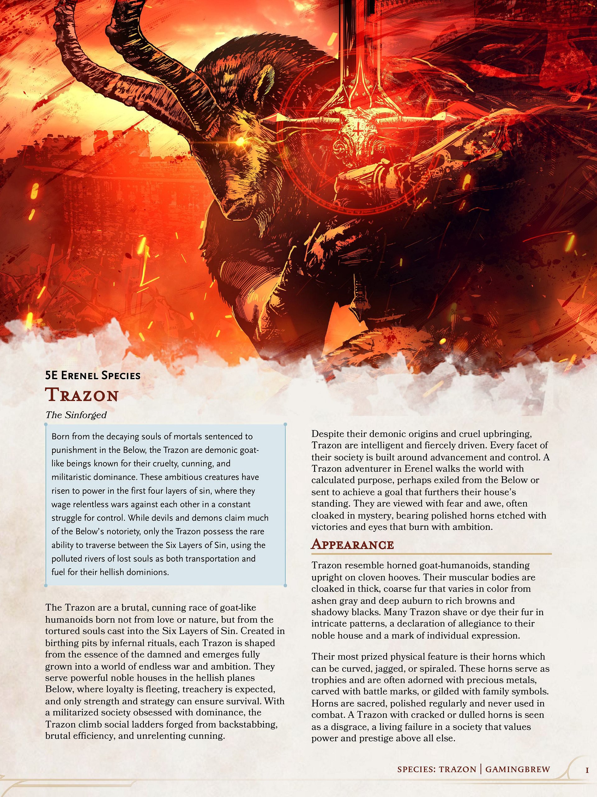 Trazon | 5E Species product image (2)