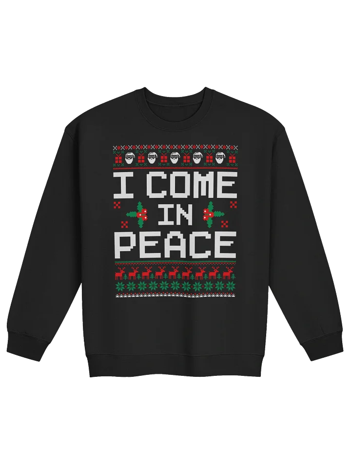 I Come In Peace Ugly Christmas Sweater product image (5)