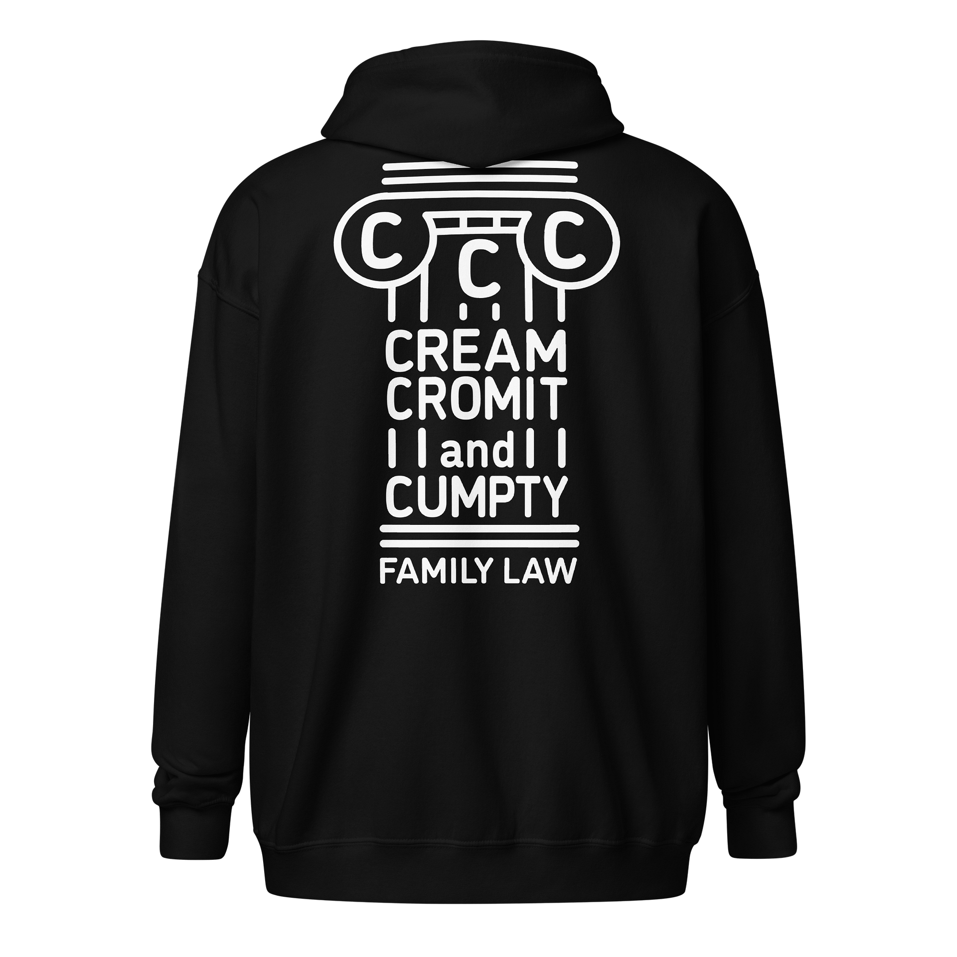 CREAM CROMIT & CUMPTY Family Law Zip-up Hoodie product image (7)