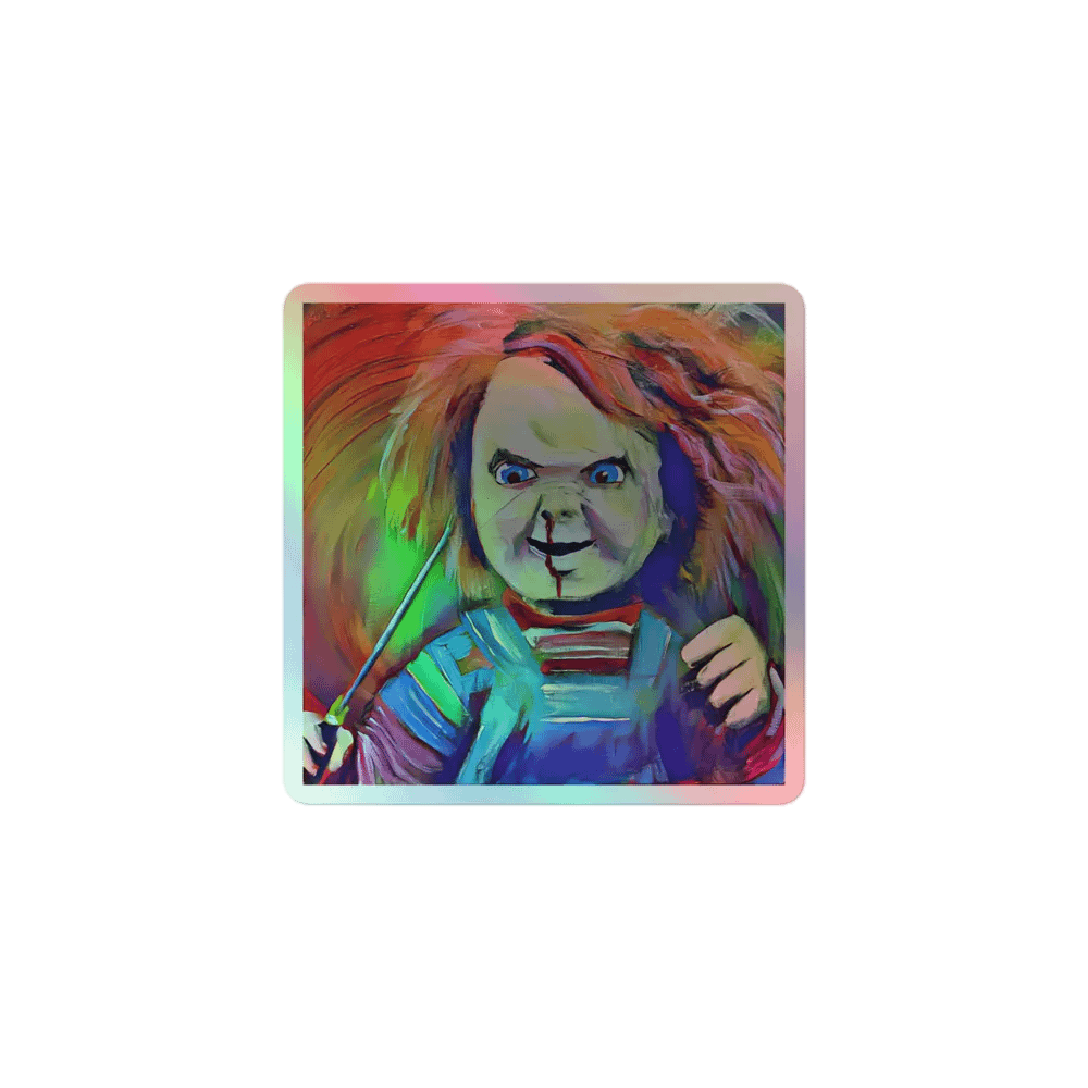 Killer Doll Holographic Sticker Sheet product image (1)
