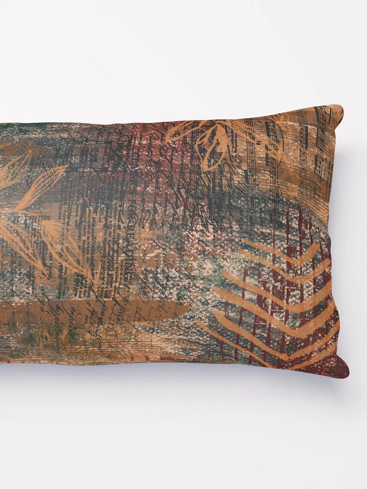 Grunge Design All-Over Print Basic Pillow Brown product image (2)
