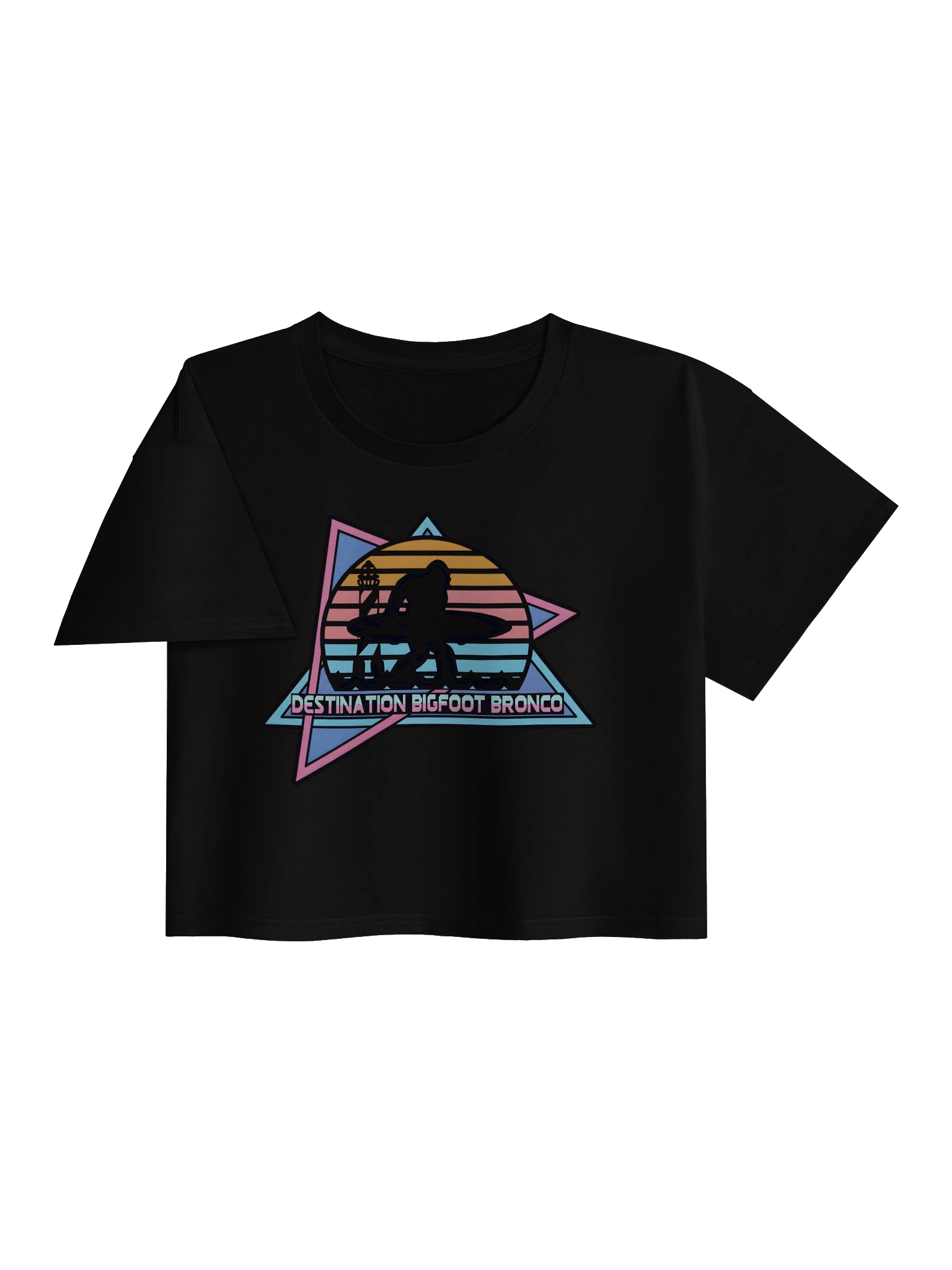 Destination Bigfoot Bronco Retro-Inspired Women's Crop Top (Multiple Colors Available) product image (15)