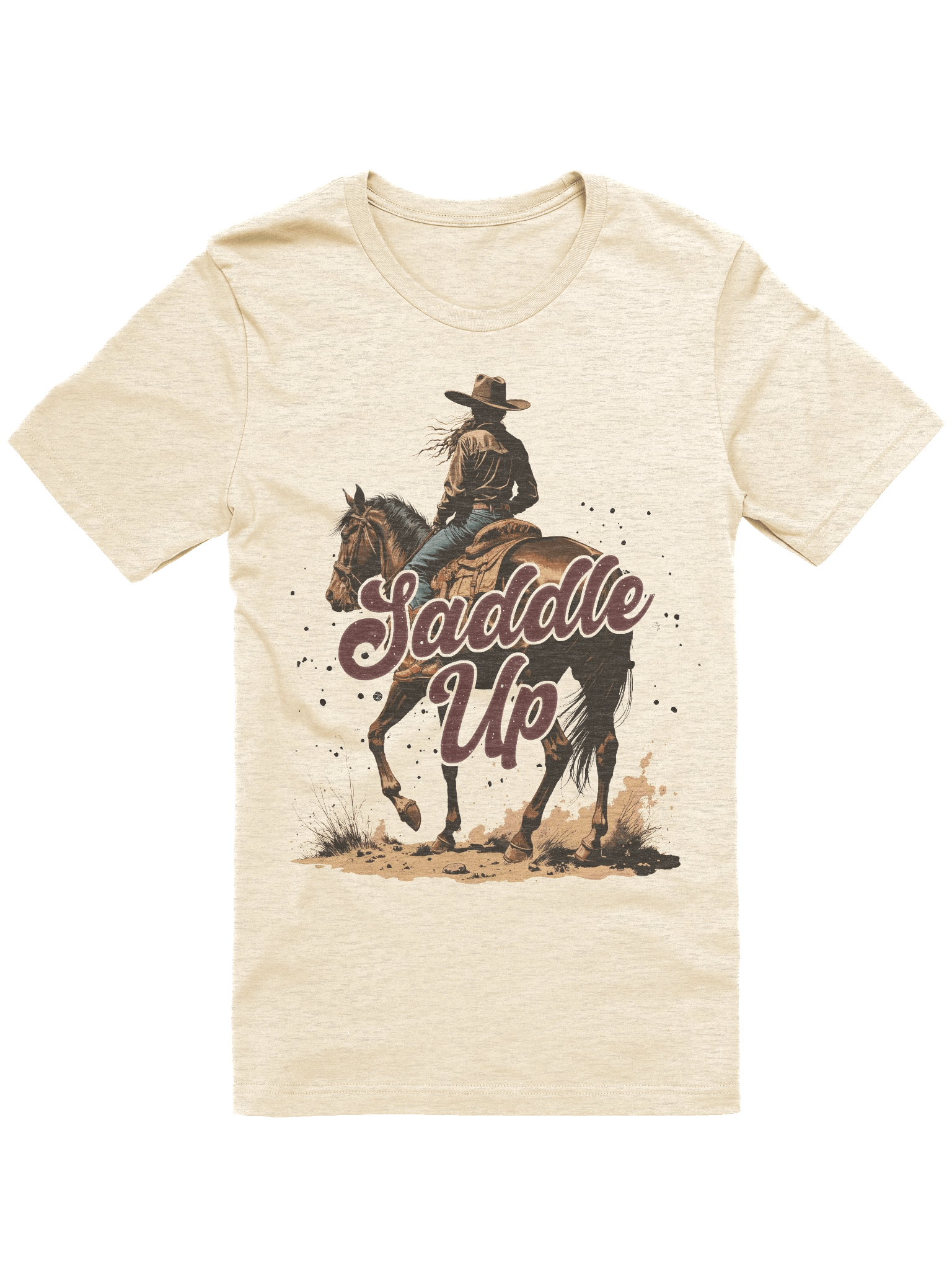 The "Saddle Up" Vintage Bella T-Shirt product image (2)