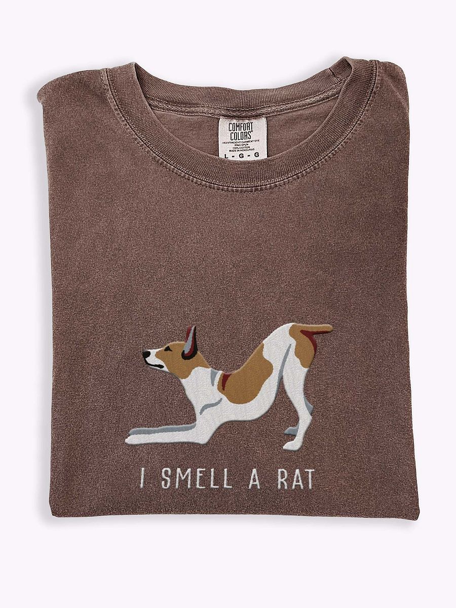 I Smell a Rat T-Shirt(Embroidered) of a Rat Terrier product image (1)