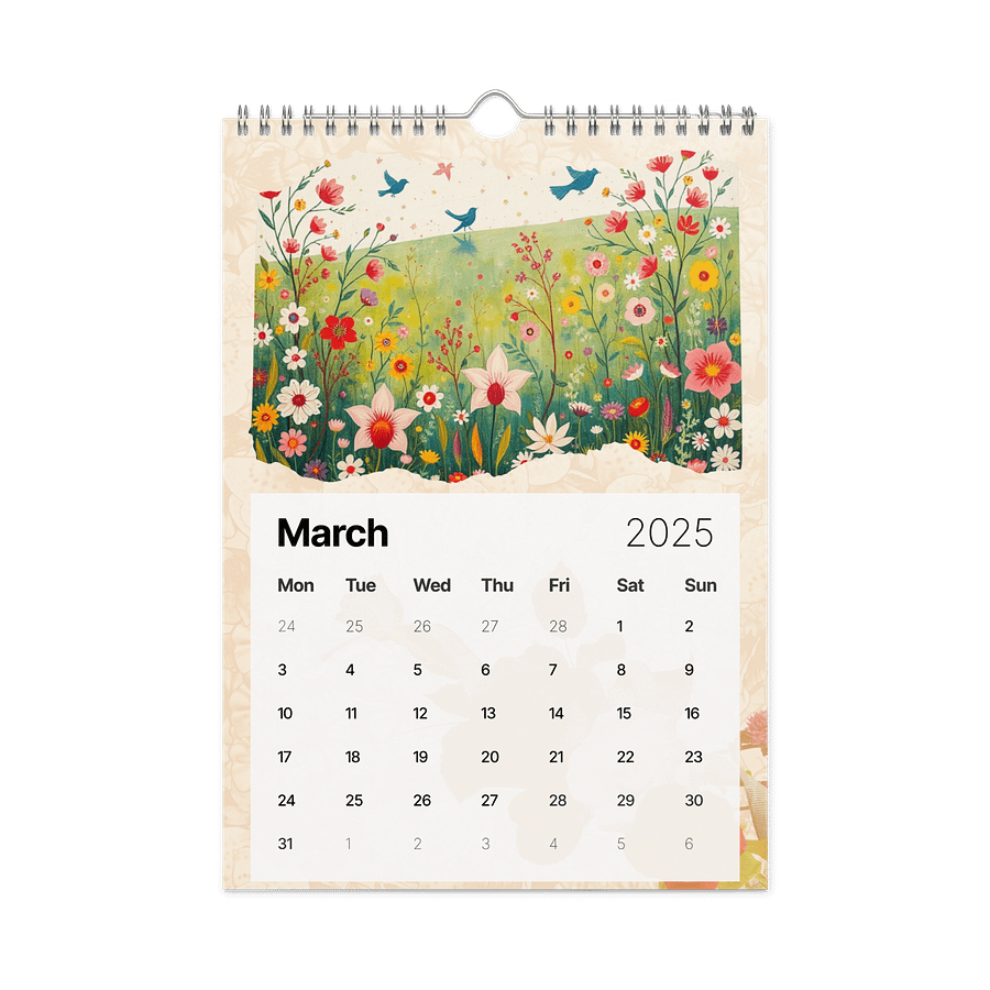 FOLK ART WALL CALENDAR 2026 product image (9)