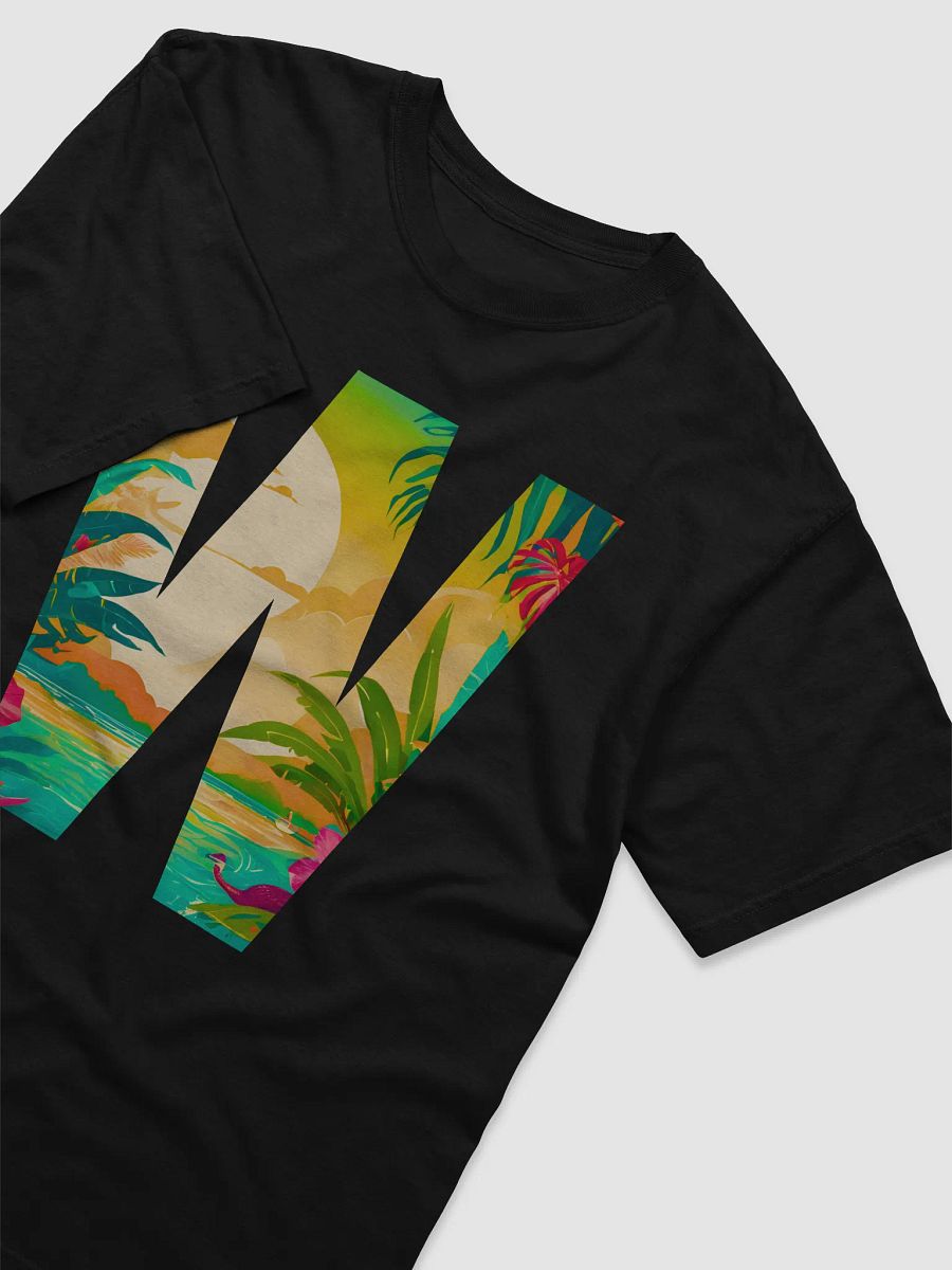 Tropical Sunset Paradise T-Shirt (Letter-W) product image (5)