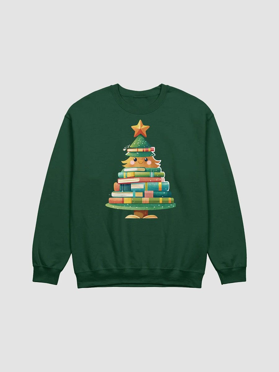 Book Tree Christmas Crewneck product image (2)