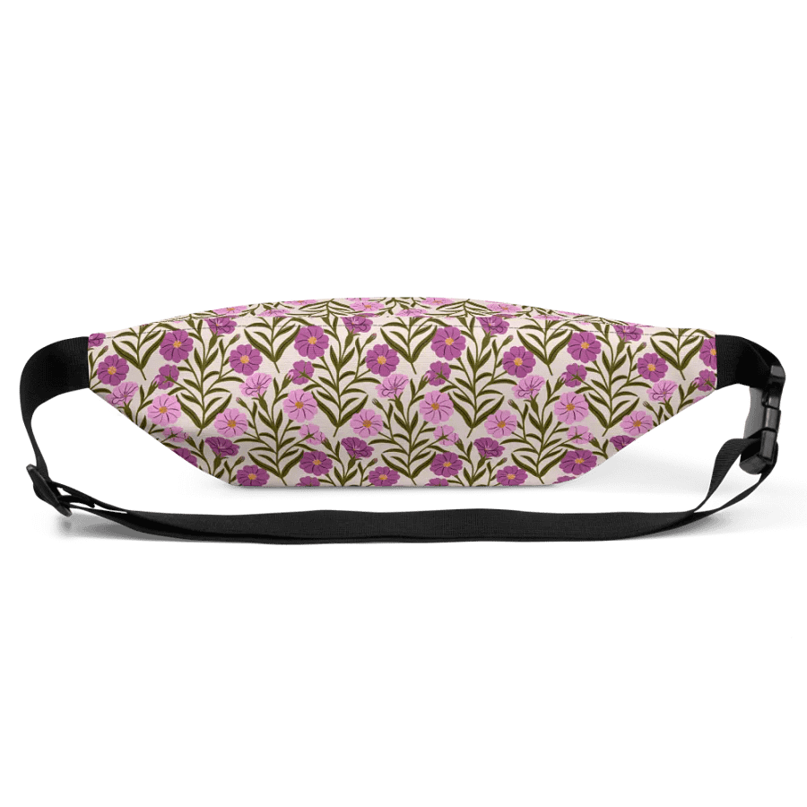 Corncockle Bouquet - Pink and Forest Green - Fanny Pack product image (2)