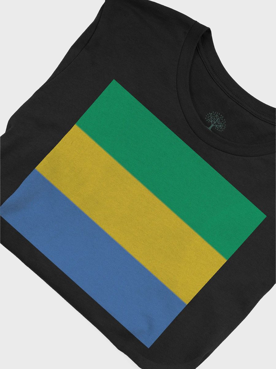Exclusive Unisex Gabon Flag Graphic Tee by Graphic Grove product image (7)