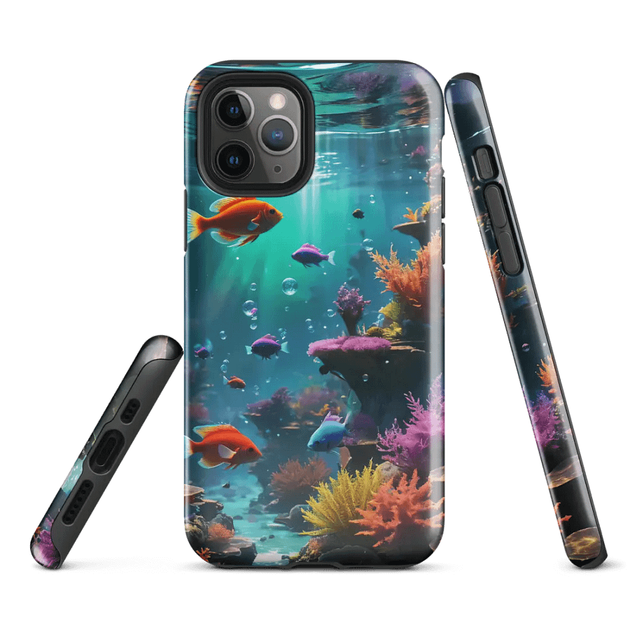 Underwater Paradise iPhone Tough Case - Vibrant Ocean Reef Design product image (2)