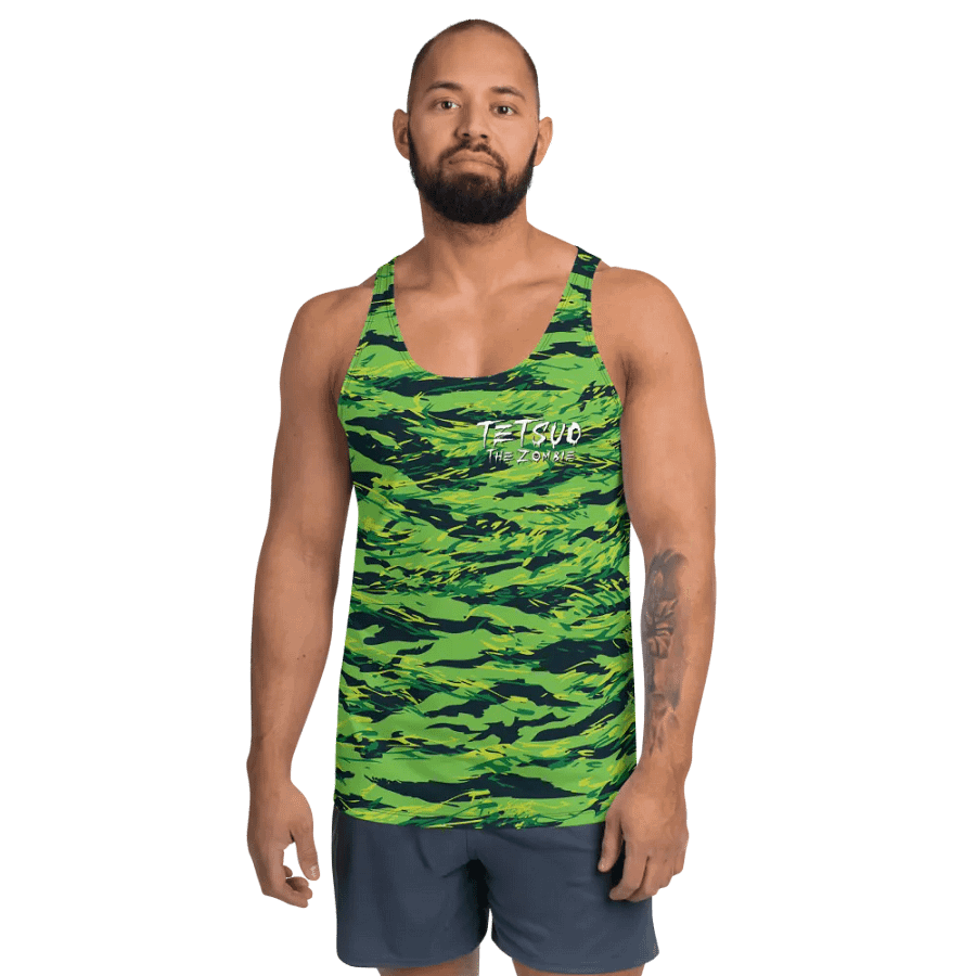 Green Camo Sublimated Tank Top product image (1)