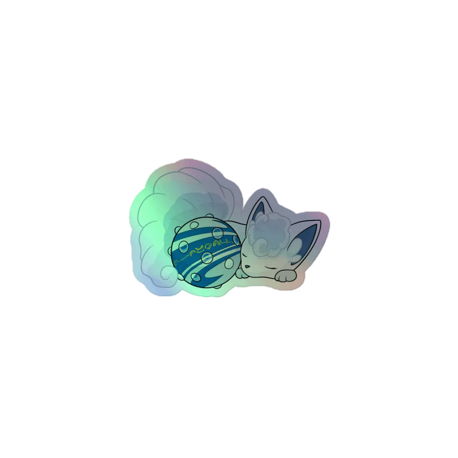 Holographic Snow Fox Sticker product image (1)