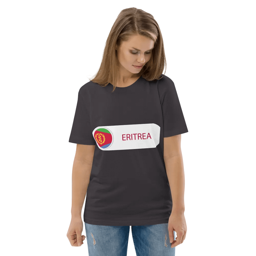 Eritrea Flag Emblem Organic Tee product image (140)