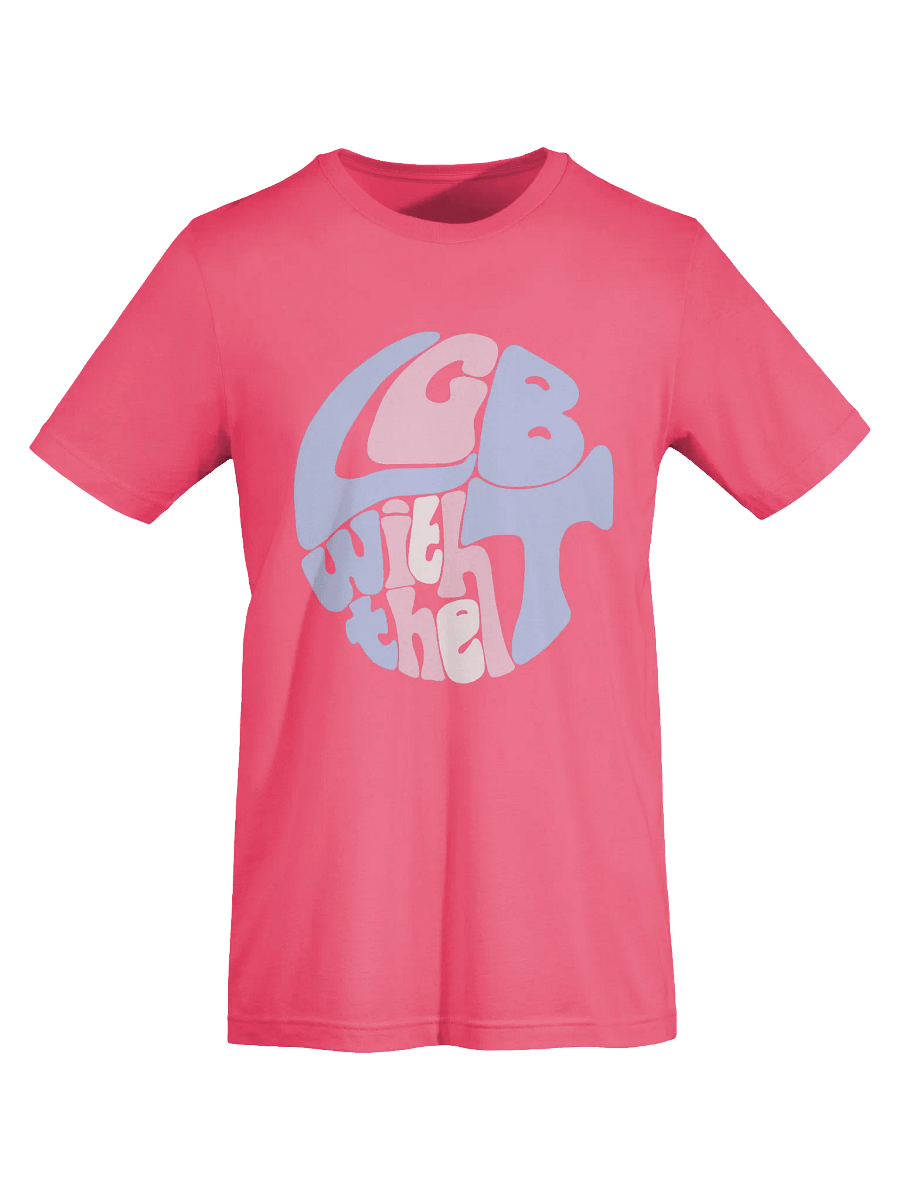 Transgender LGB with the T big print tee product image (7)