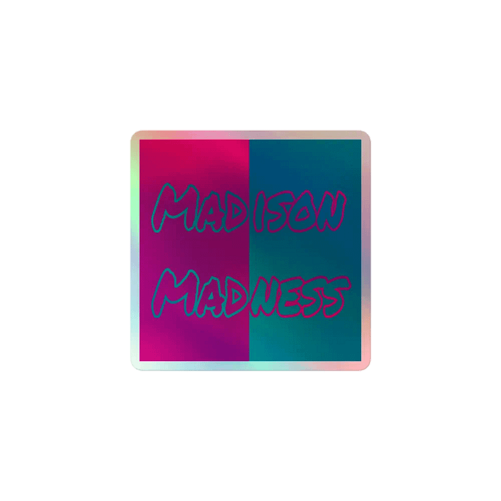 Madness Sticker - Holographic product image (1)