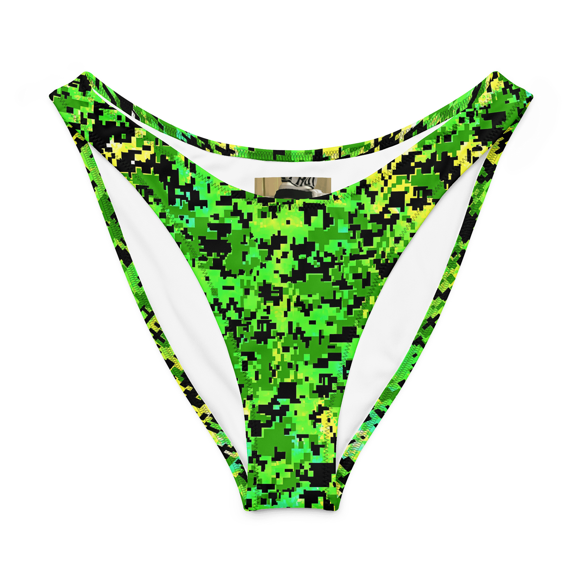 Pixelated Camo V-Cut Bikini Bottom product image (8)