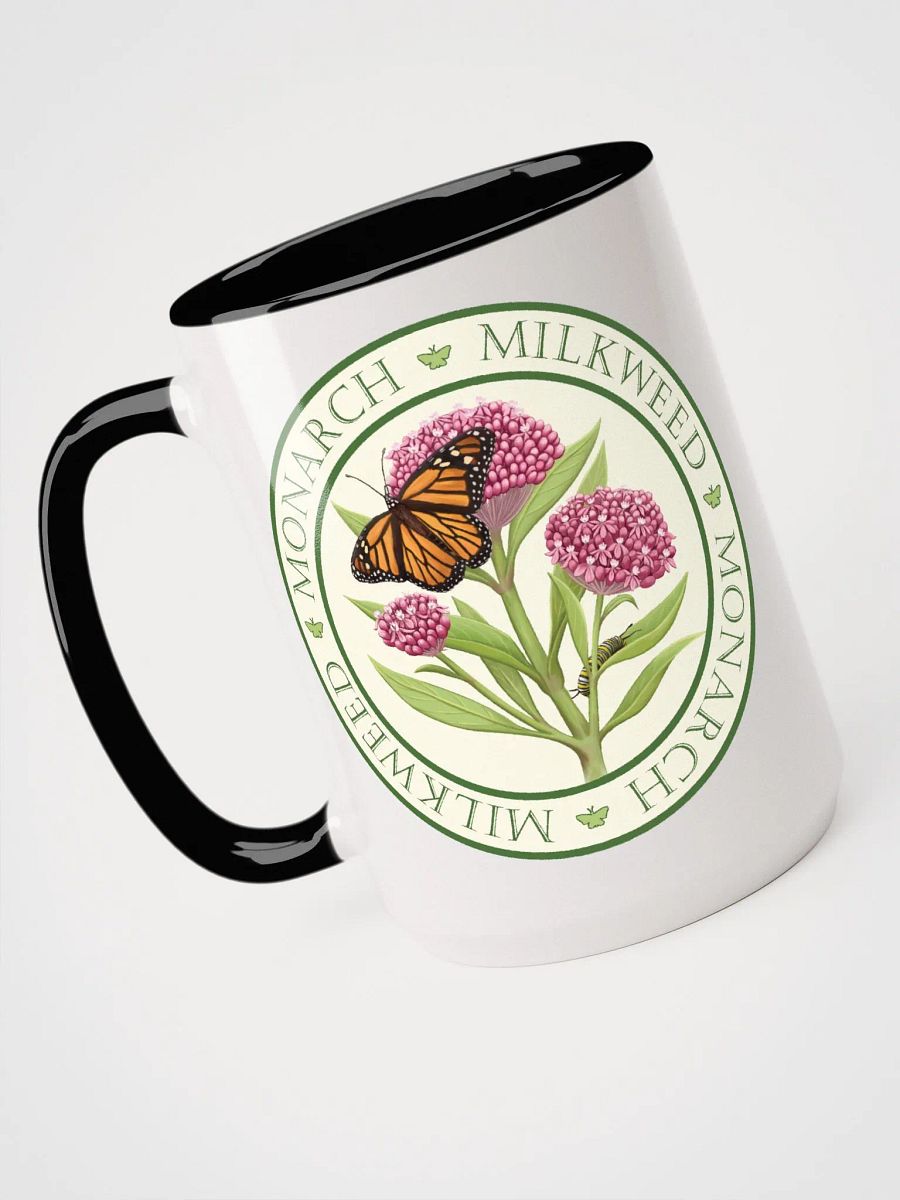 Monarch - Milkweed Black & White Mug product image (4)