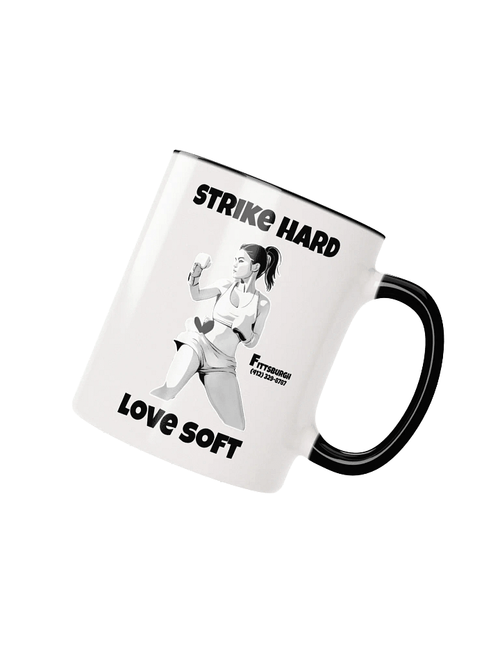 Warrior Women Ceramic Mug Black product image (3)