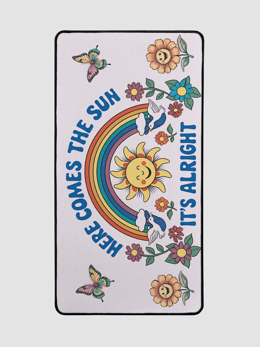 Here Comes the Sun Desk Mat product image (2)