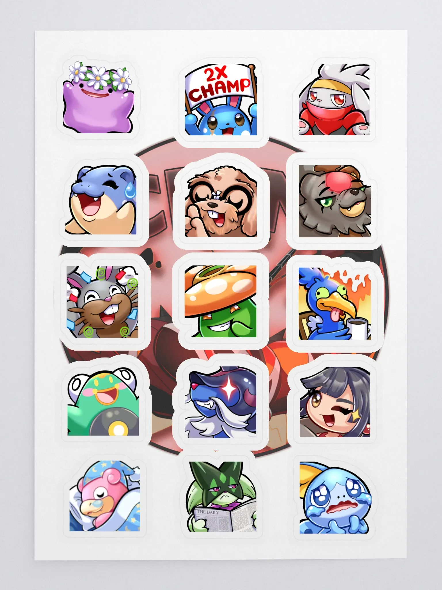 EMOTE STICKERS V3 product image (3)