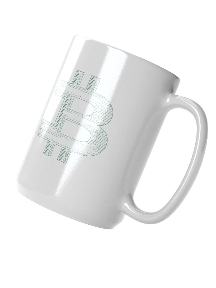 Bitcoin Blueprint Monogram Mug – Start Your Day with Crypto Inspiration product image (2)
