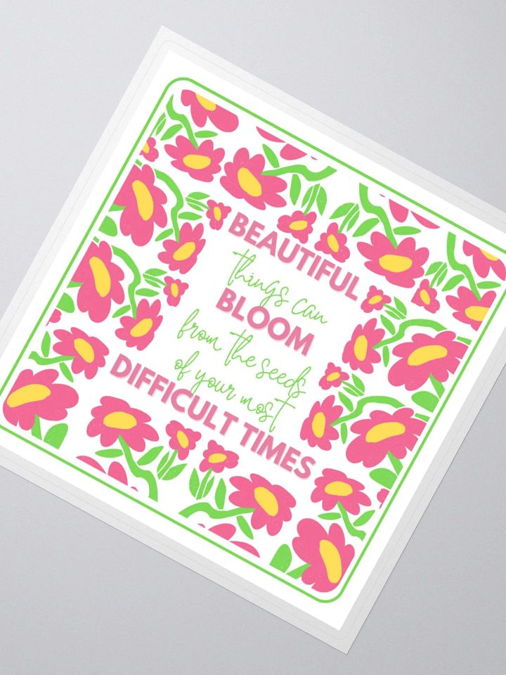 Bloom Inspirational Quote Stickers product image (5)