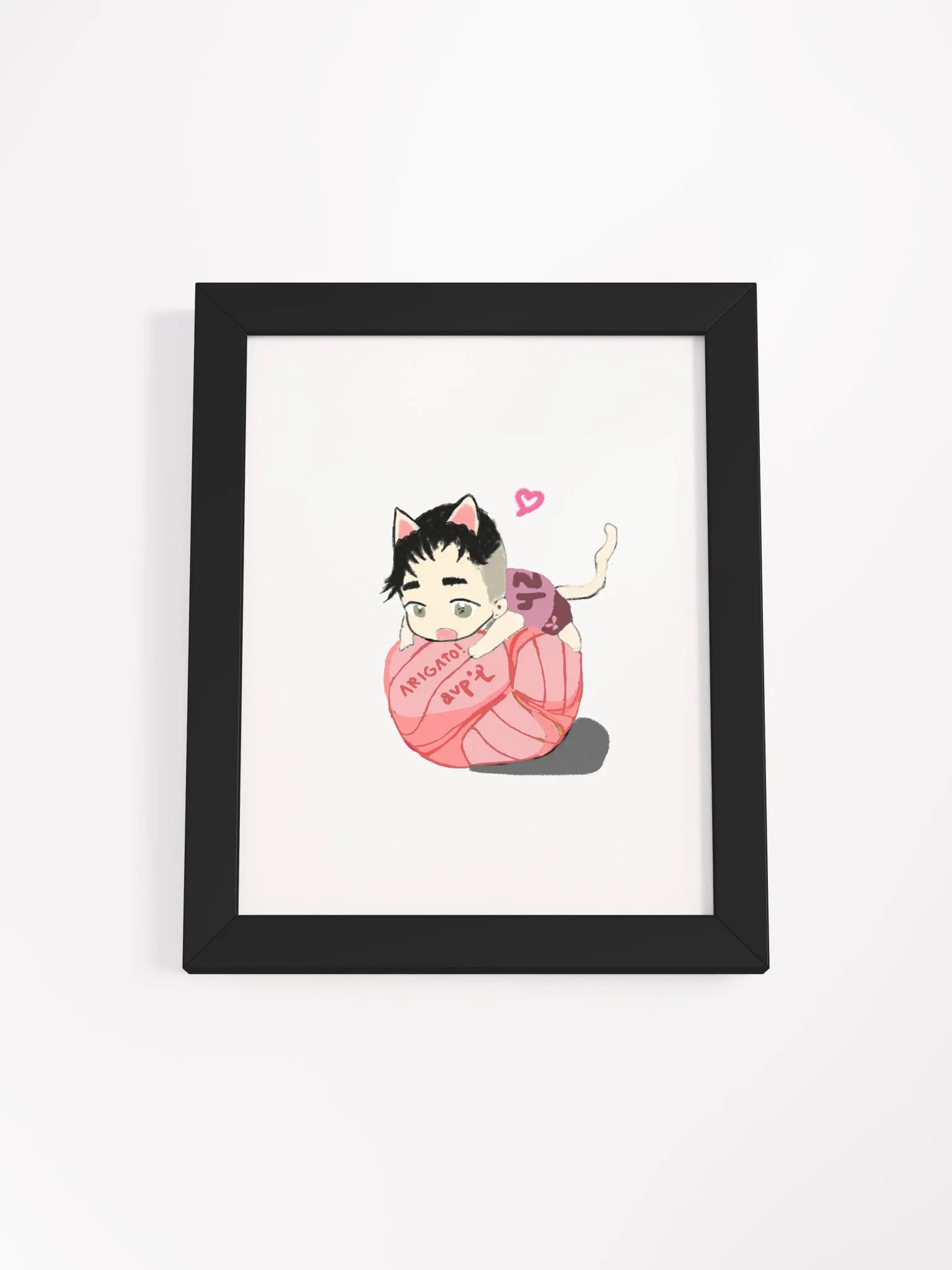 Love Arigato Neko Volleyball Poster product image (9)