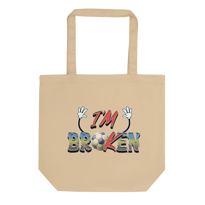 Im Broken Soccer Ball Eco Tote product image (1)