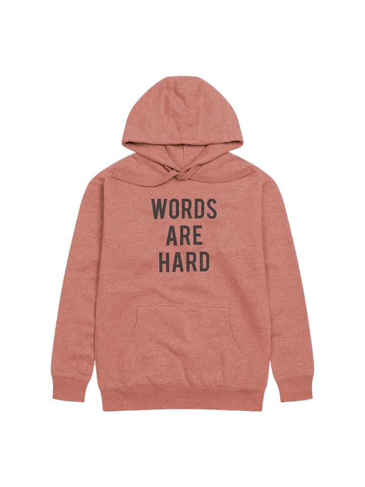 Words Are Hard Hoodie product image (7)