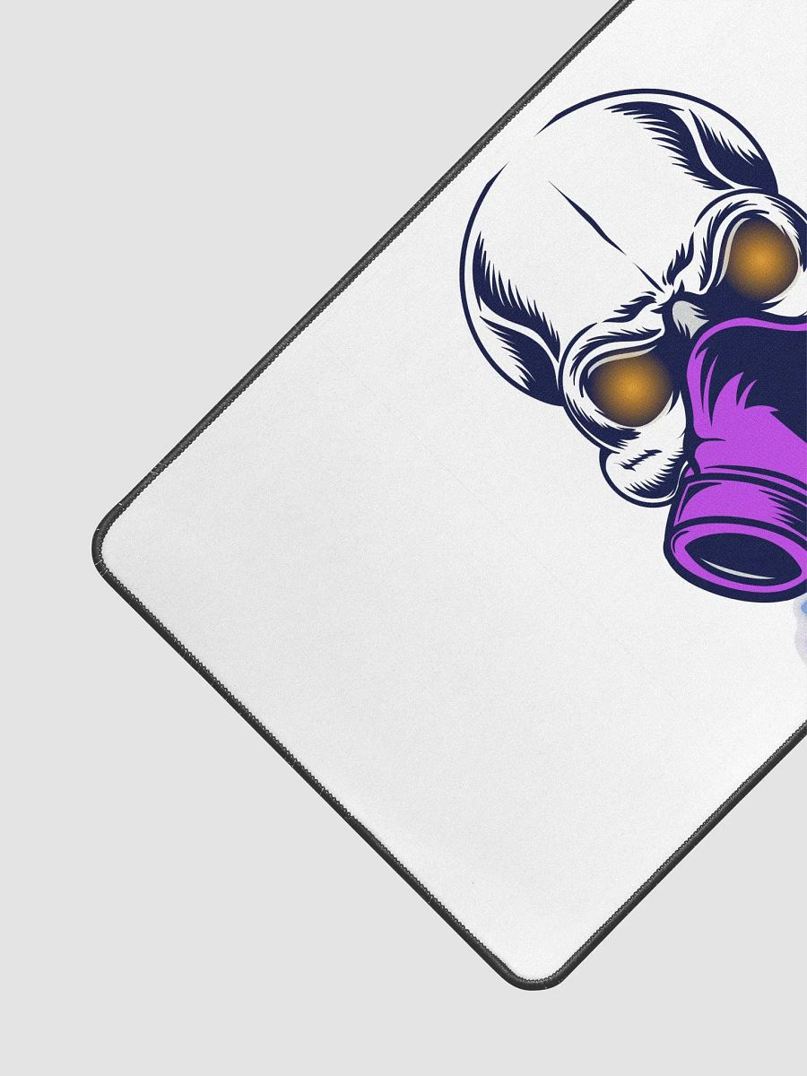 Neon Skull Gas Mask Desk Mat product image (3)