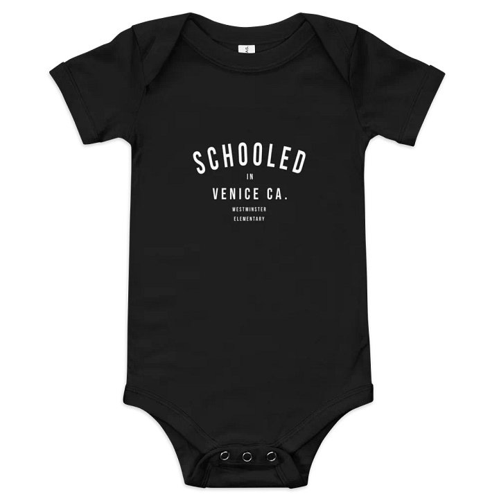Baby 'Schooled in Venice' onesie, more colors available product image (1)