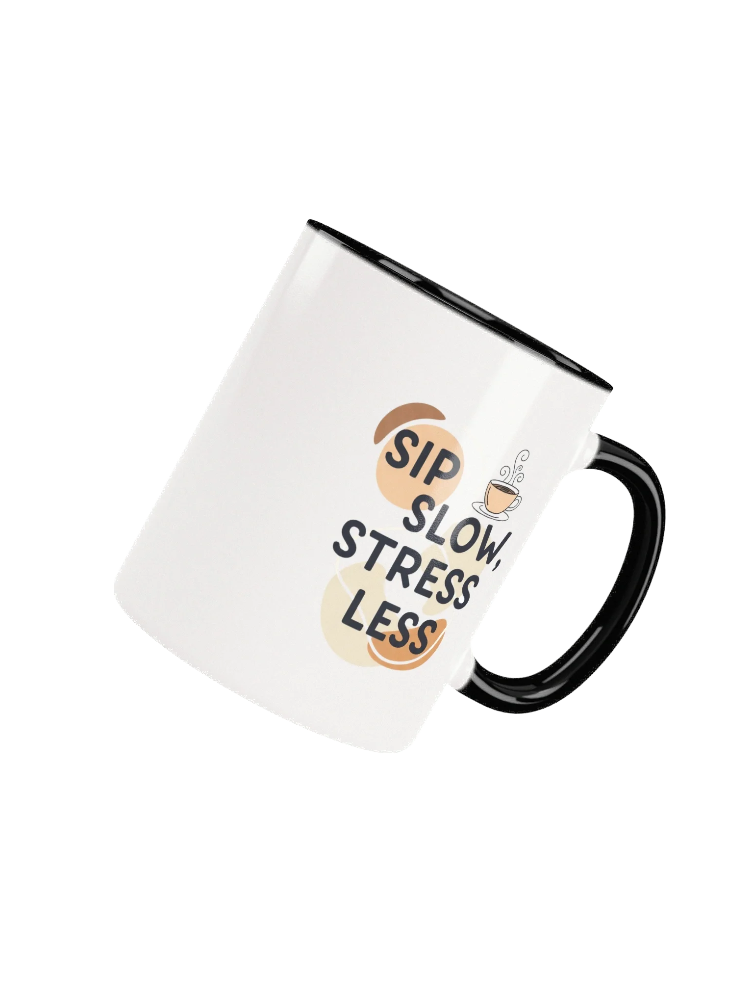 Sip Slow Stress Less Mug – Relaxing Coffee & Tea Cup to Reduce Daily Stress | Perfect Gift for Mindfulness & Self-Care Enthusiasts product image (4)