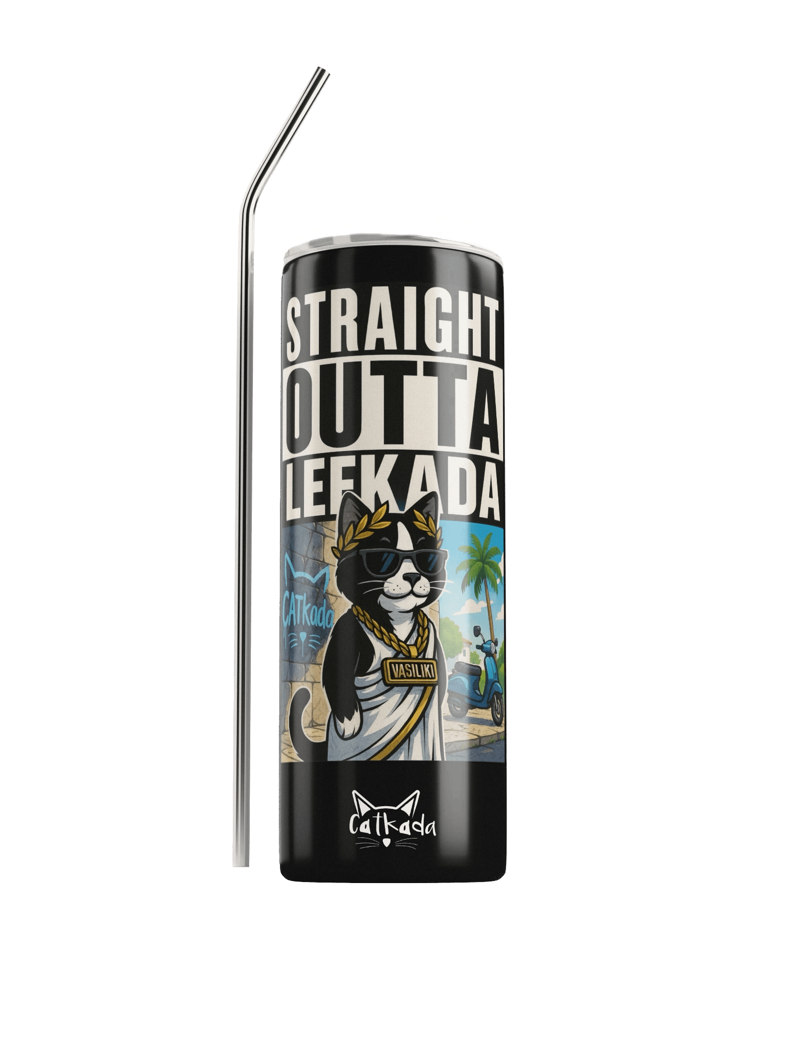 STRAIGHT OUTTA LEFKADA TRAVEL CUP product image (1)
