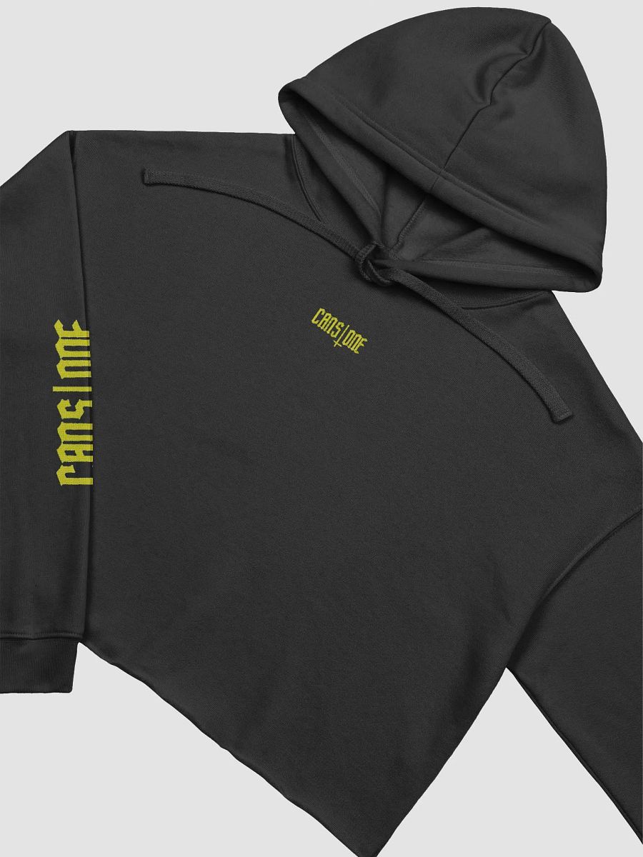 CANSONE _ CLASSIC LAMETTA STRETTA _CROP HOODIE product image (3)