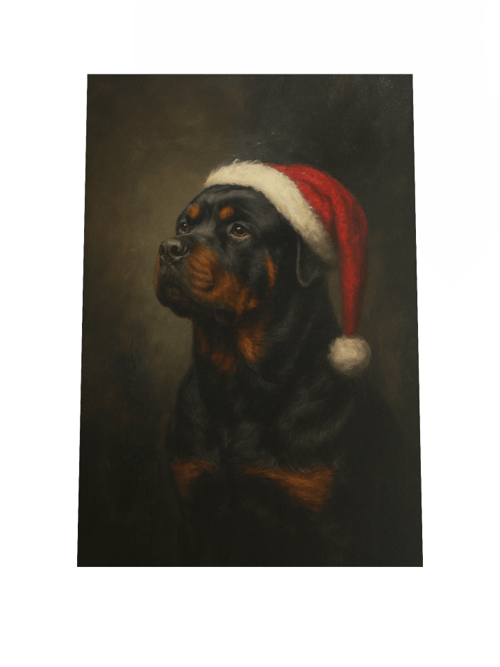 Santa Rottweiler Poster product image (3)