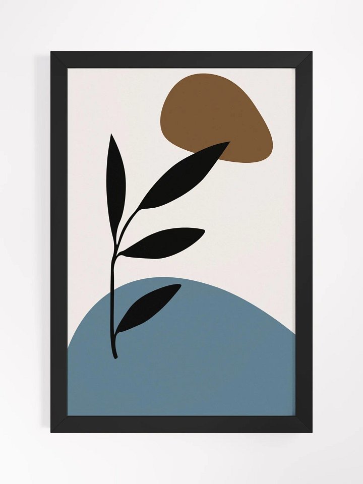 Minimalist Branch Silhouette Framed Poster product image (5)