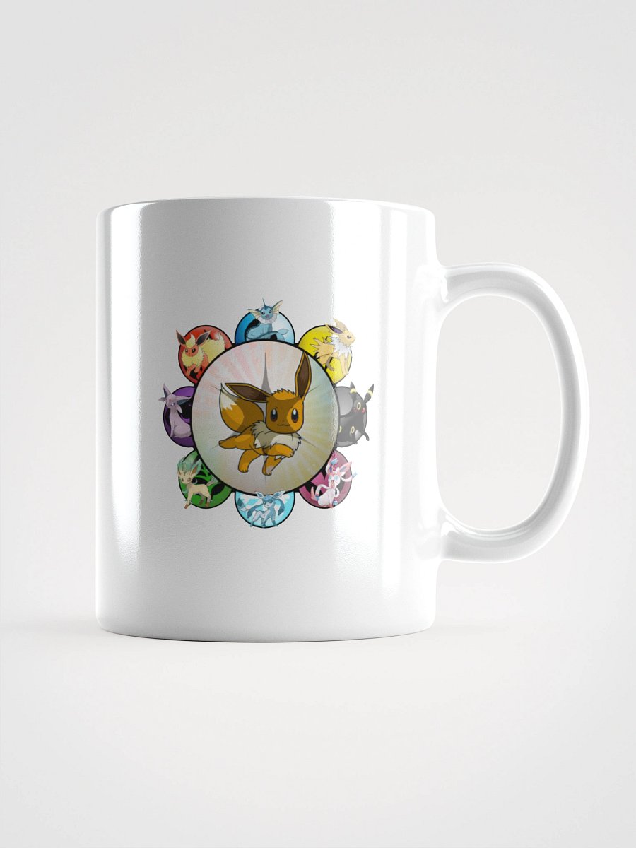 Eevee Evolution Circle Glossy Mug product image (1)
