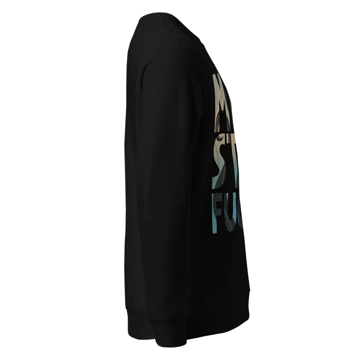 Monster F*cker Organic Sweatshirt (Sea) product image (2)