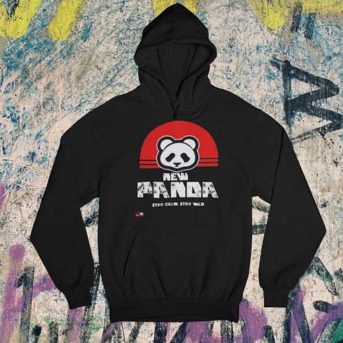 🔥 **Stay Calm, Stay Wild** 🔥 

The **New Panda Hoodie** is here, bringing bold streetwear vibes with a message that hits deep...