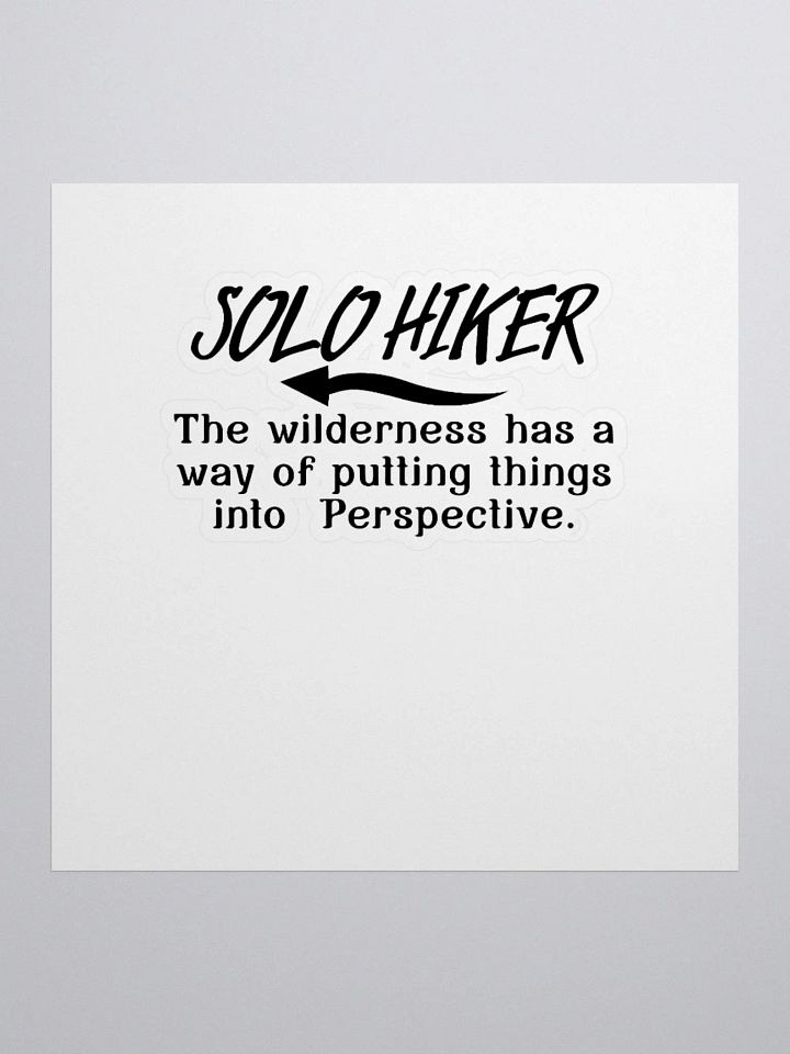 The wilderness has a way of putting things into perspective. product image (1)