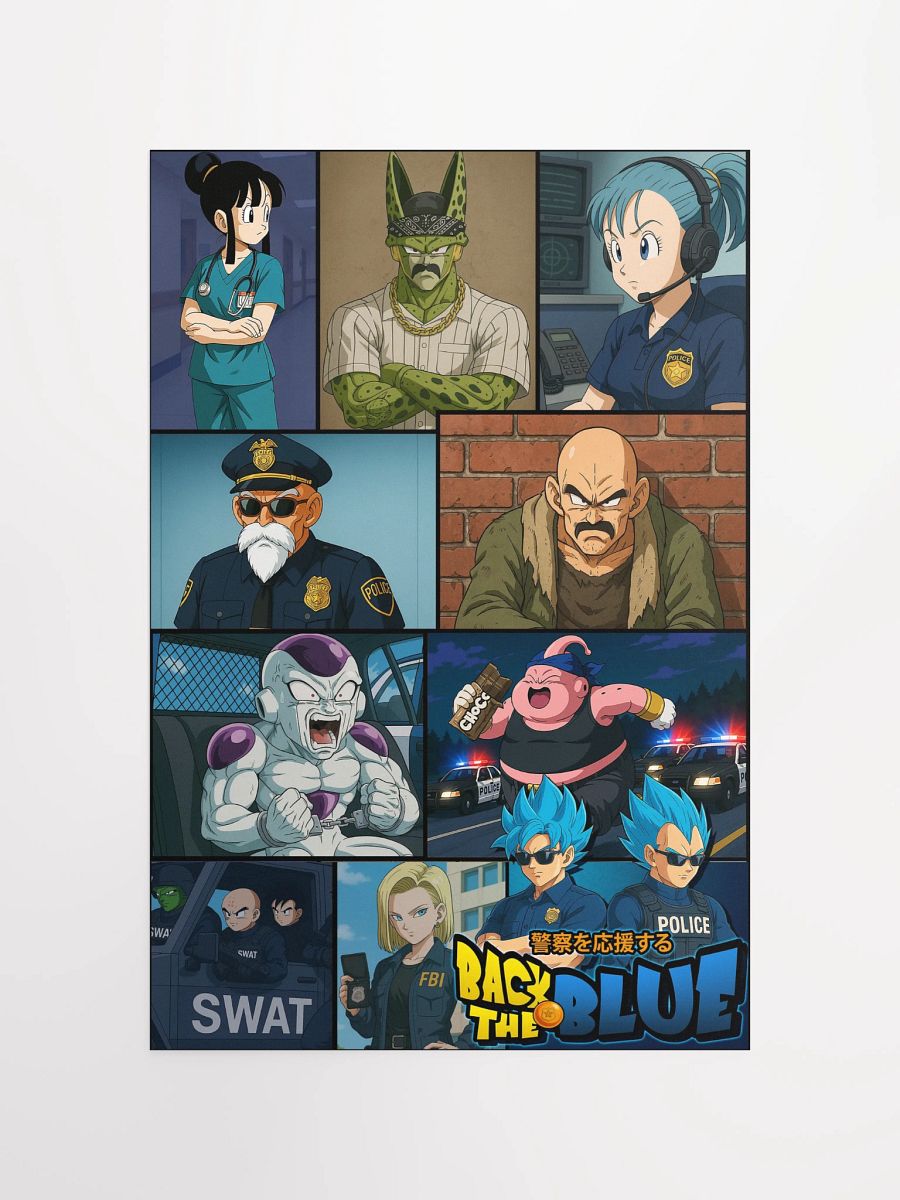 Back The SSJ Blue Poster Print product image (7)