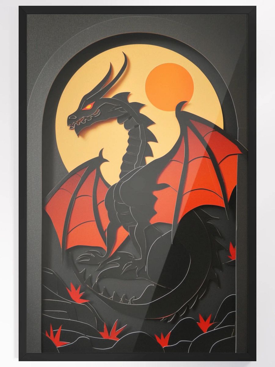 Caraxes The Blood Wyrm Framed Poster product image (4)