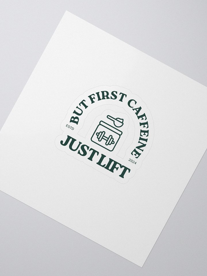 Caffeine First - Sticker product image (2)