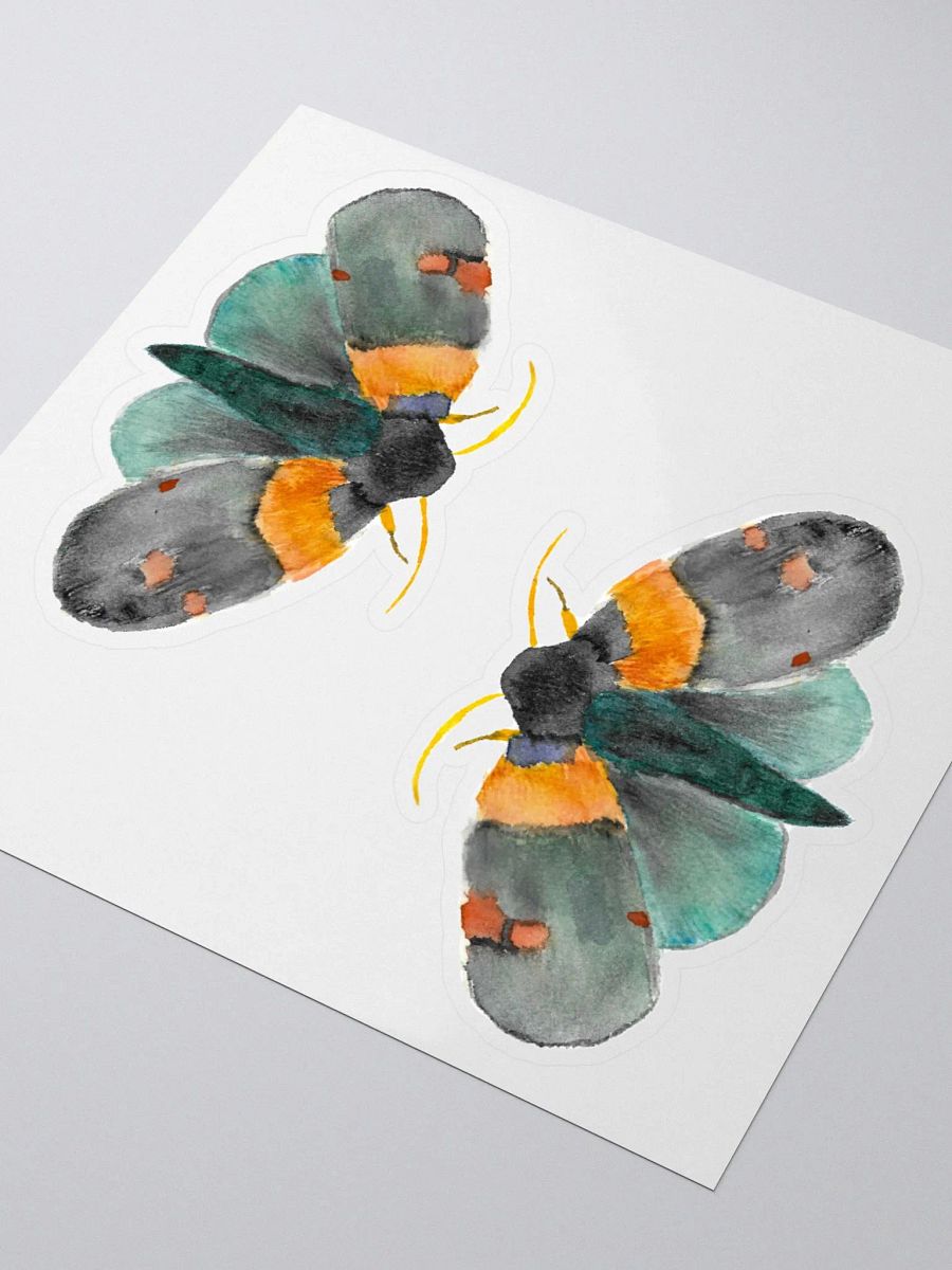 African Peach Moth Sticker (x2) product image (3)