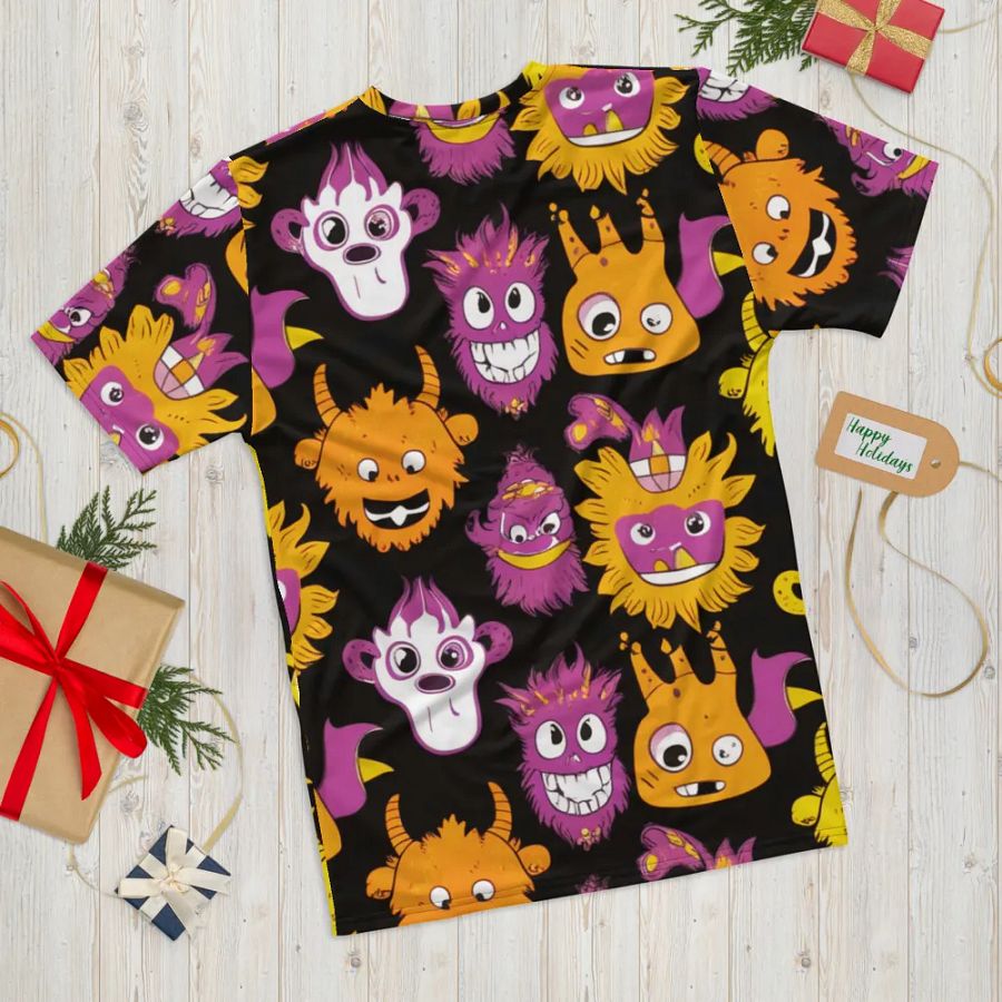 Spooky Monsters Spectacle T Shirt product image (11)